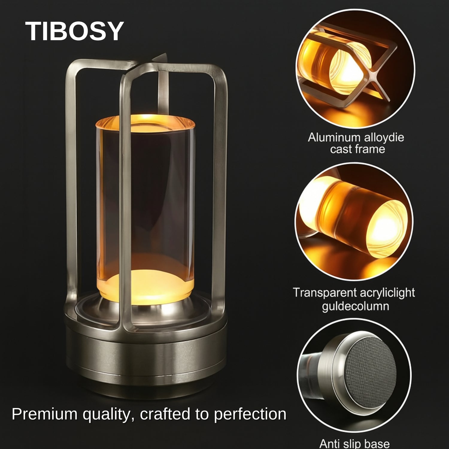 Tibosy™ Aluminum Crystal Lamp - Tibosy