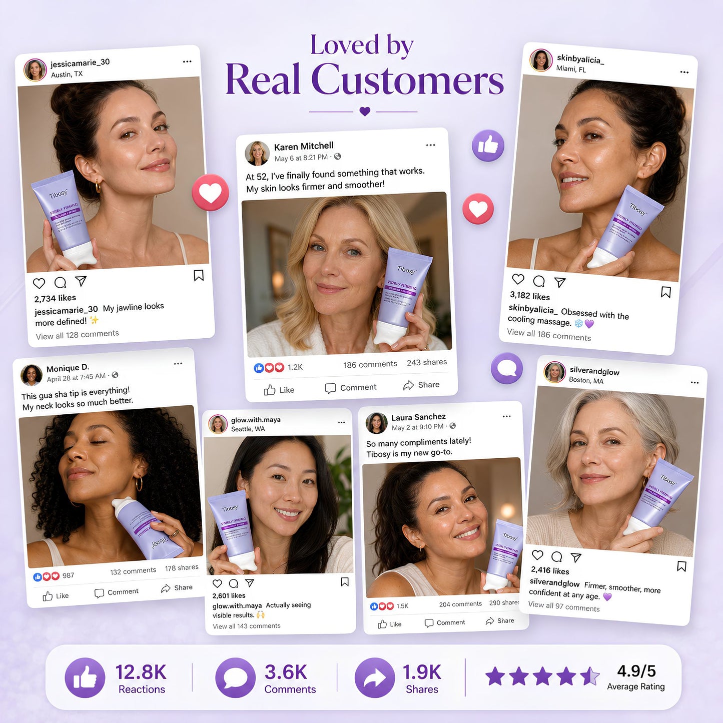 Tibosy™ Collagen Retinol Guasha Cream