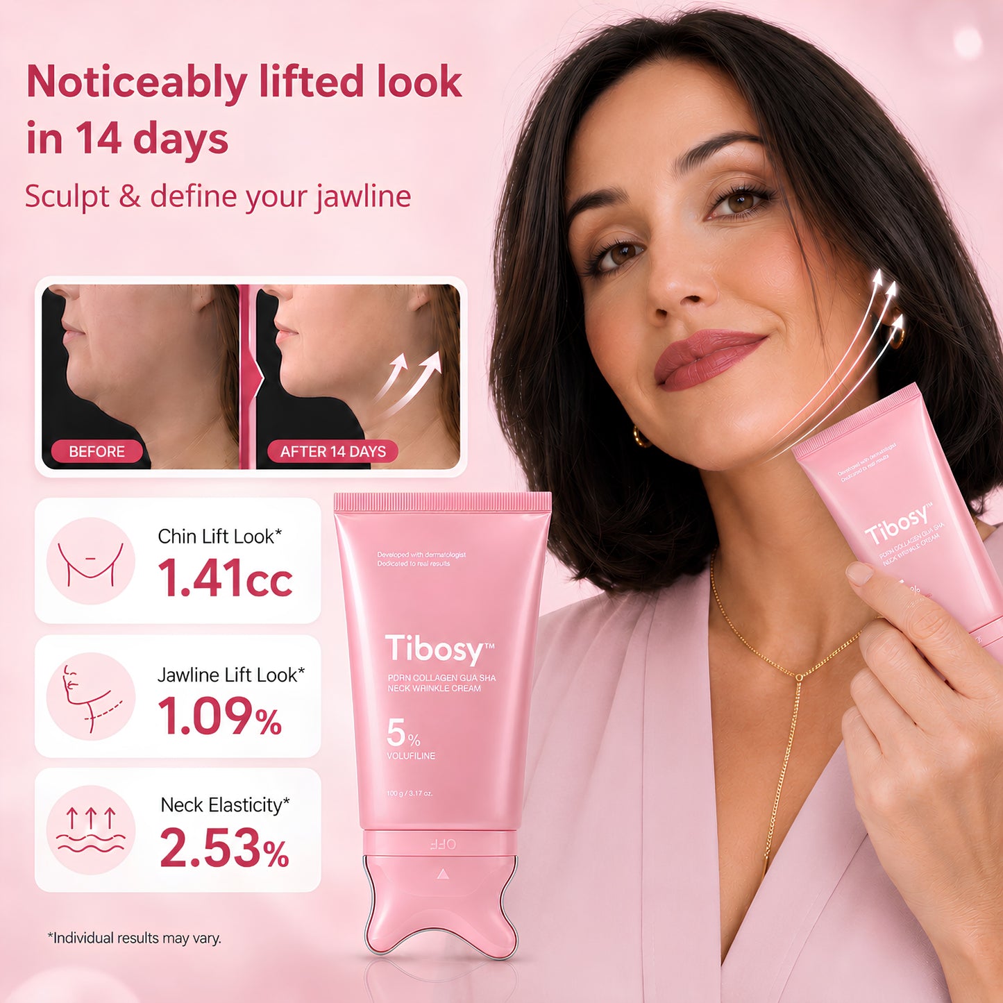Tibosy™ Collagen Neck Wrinkle Gua Sha Cream