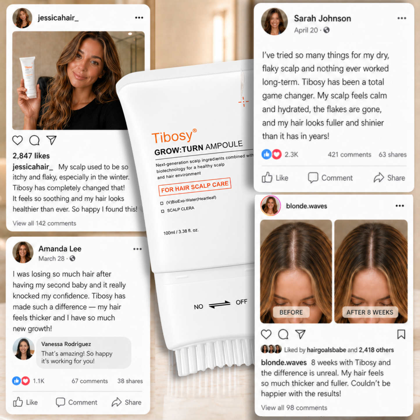 Tibosy® Grow:Turn Hair Growth Ampoule