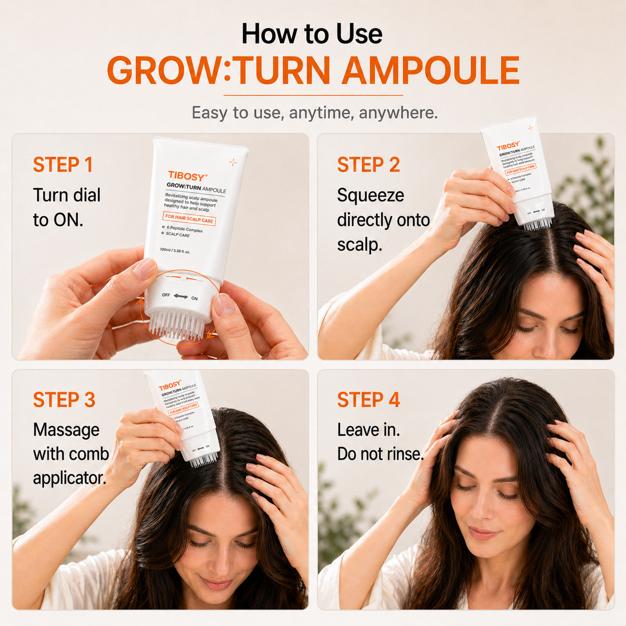 Tibosy® Grow:Turn Hair Growth Ampoule