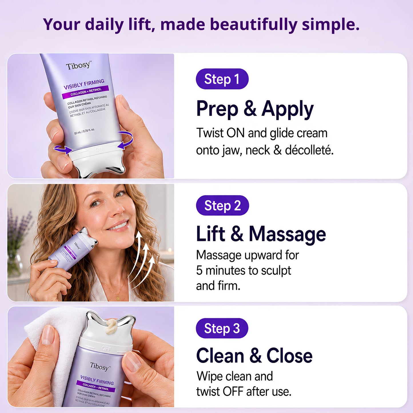 Tibosy™ Collagen Retinol Guasha Cream