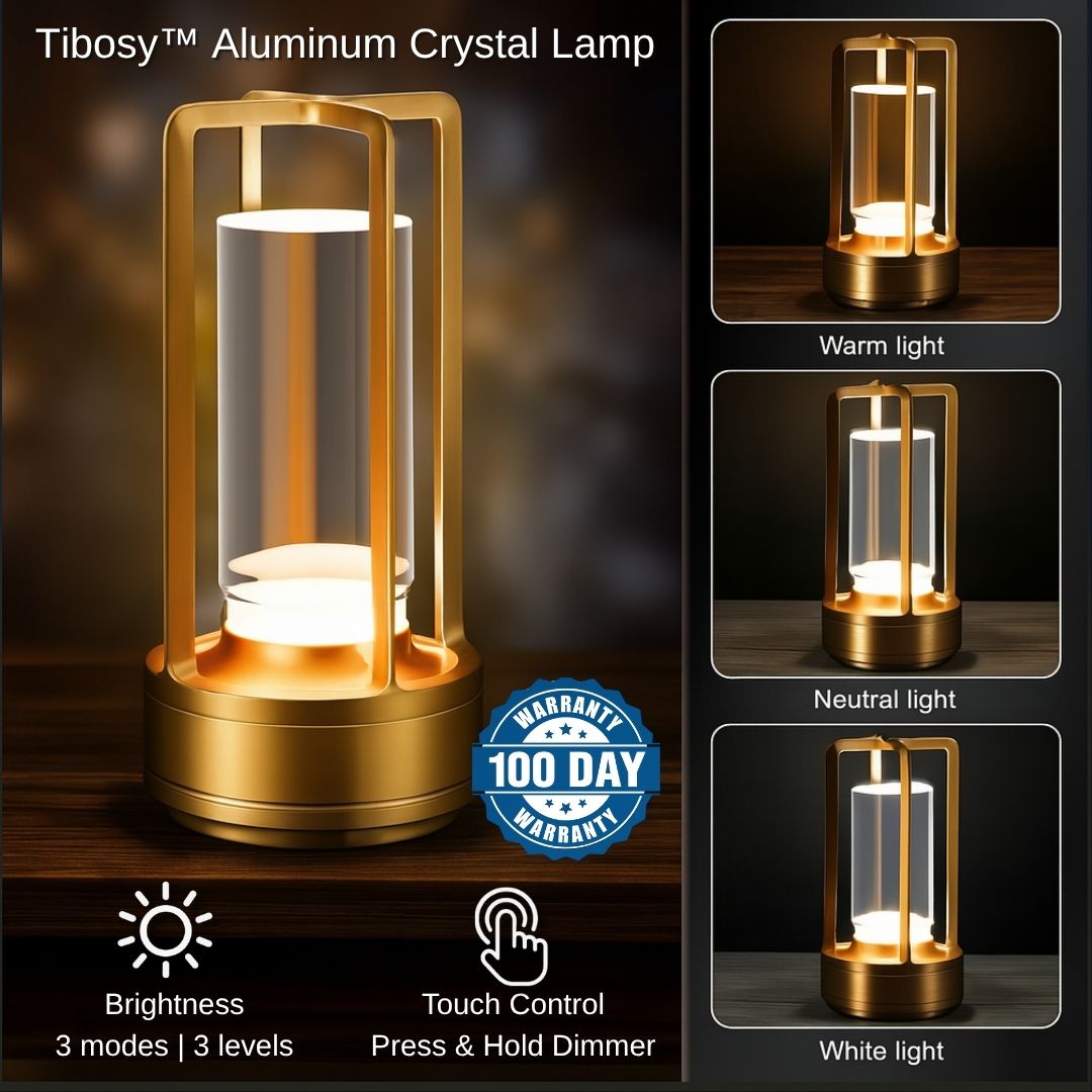 Tibosy™ Aluminum Crystal Lamp