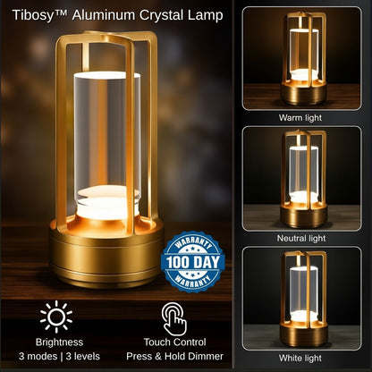 Tibosy™ Aluminum Crystal Lamp