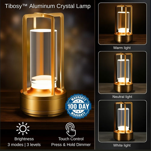 Tibosy™ Aluminum Crystal Lamp