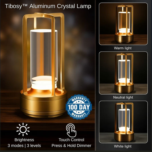 Tibosy™ Aluminum Crystal Lamp