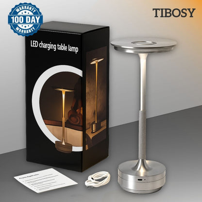 Tibosy table lamp silver variant with specifications