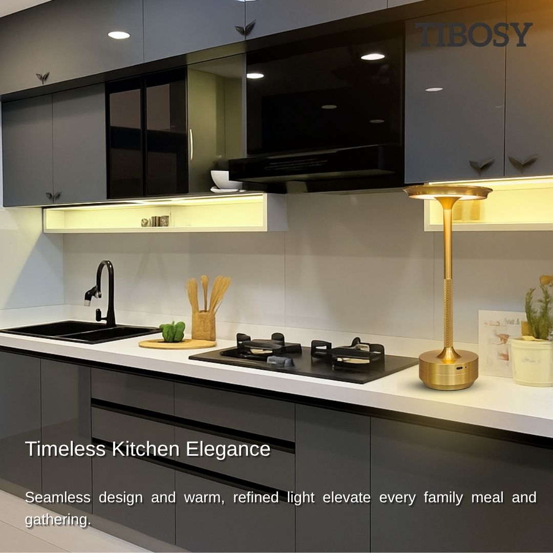 Kitchen counter lighting with Tibosy table lamp